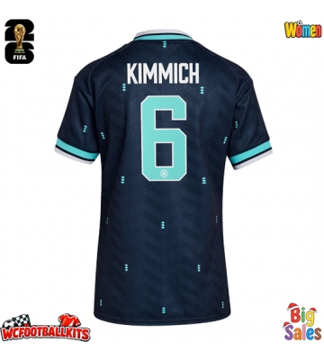 Germany Joshua Kimmich #6 Replica Away Stadium Shirt for Women World Cup 2026 Short Sleeve